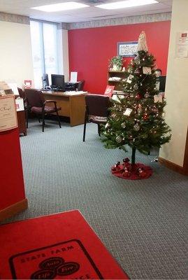 Inside the agency, with a little holiday cheer!