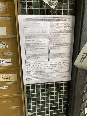 USPS notice