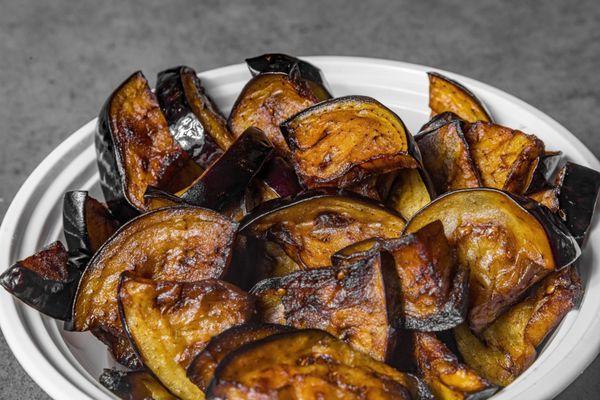 Fried eggplant