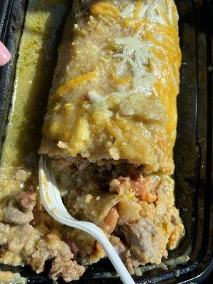 Border style burrito