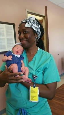 My beautiful baby girl and the wonderful dr ogogor