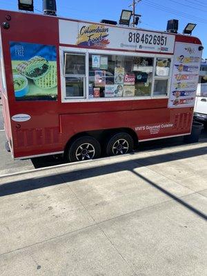 Colombian mobile food truck