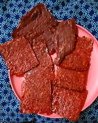 Pork and beef jerky