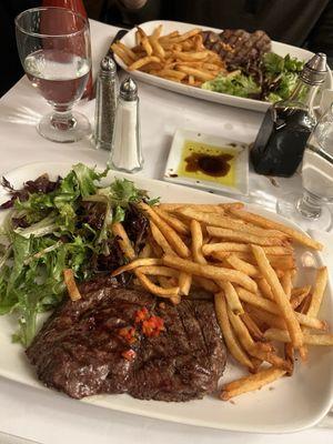 Steak , Frites , Salade