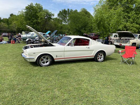 Another example of Jeff's work , did custom job on 65 Mustang exhaust !   J