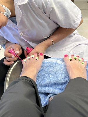 Spa pedicure