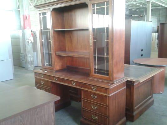 This Desk, Credenza and hutch are just a couple of items for sale here!