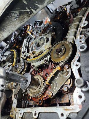 Timing chain replacement on a 3.6l in an Acadia!