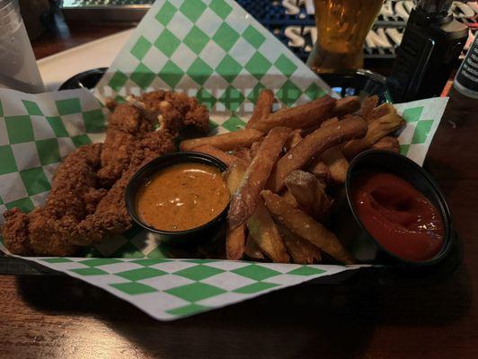 The best chicken tendies in the world. In the WORLD, Craig!