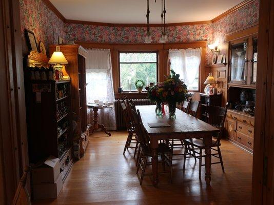 A kitchen view in the main house.