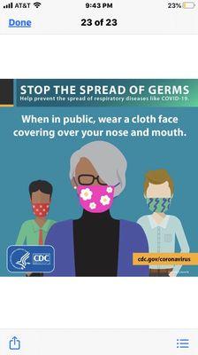 Stop the spread of GERMS