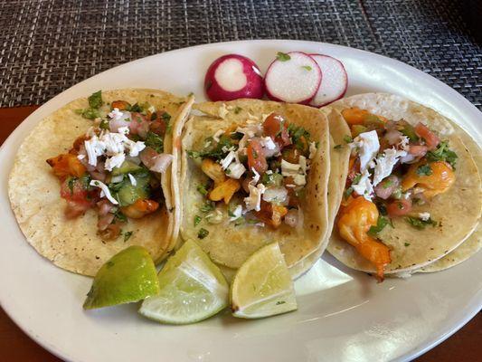 Shrimp tacos