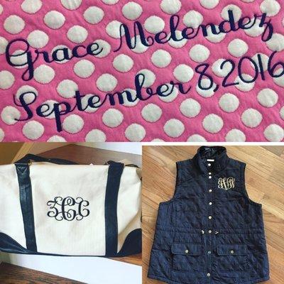 Monogramming Services Offered!