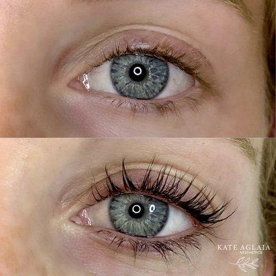 lash lift and tint