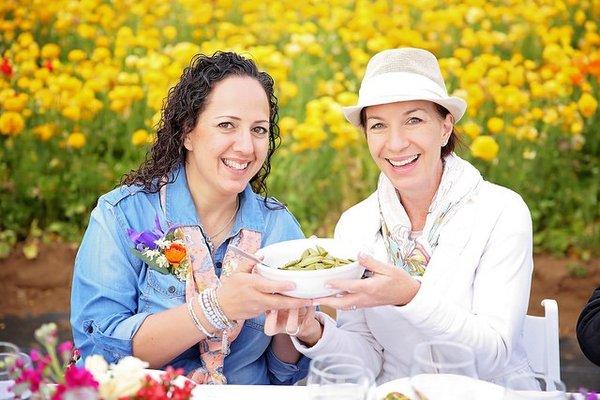 Sharing Snap Peas with garlic, ginger, balsamic, tamari and sesame oil