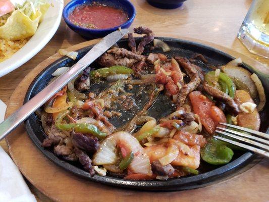 The worst steak fajitas ever!!!