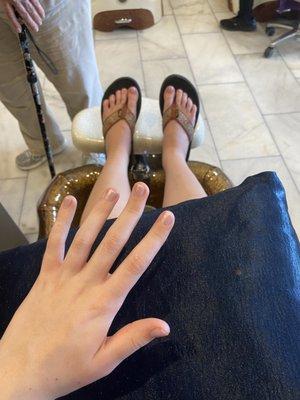 My new mani-pedi!