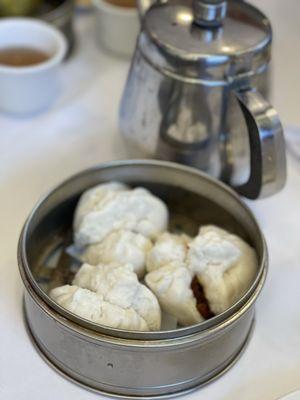 Steam 19. Steamed BBQ Pork Bun Dim Sum