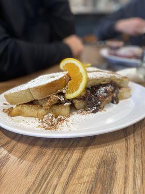 Cheesecake stuffed French toast