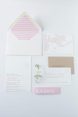 Wedding Invitations by Dodeline Design.