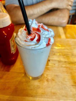 Strawberry milkshake