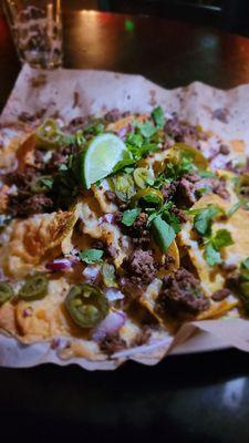 Street taco nachos. The meat was incredible!