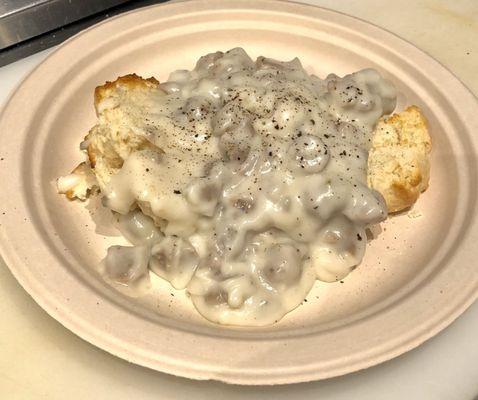 Biscuits and gravy