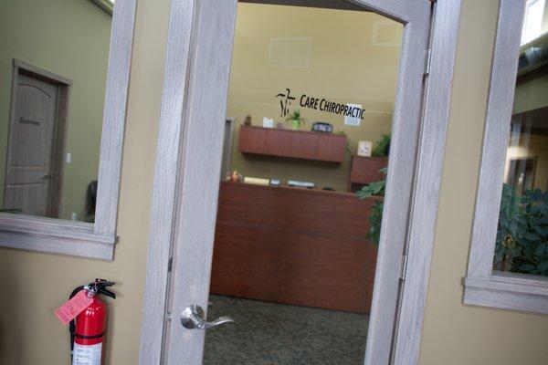 Care Chiropractic entrance.