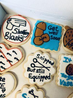 Get well soon! Make surgery a little sweeter with decorates sugar cookies!