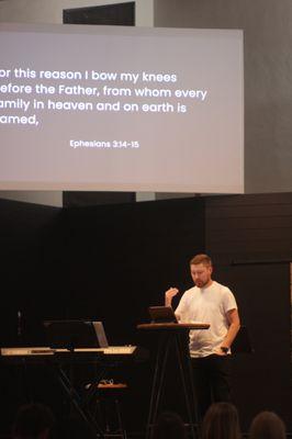 Pastor Alex Gaidai, teaching through Ephesians in the summer of 2024.