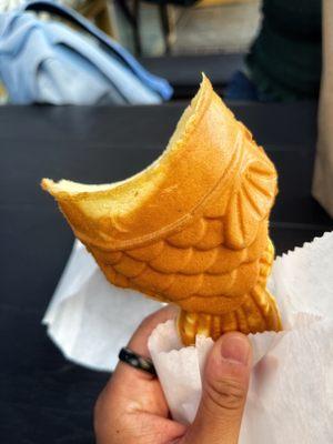 Taiyaki. I recommend getting with ice cream.