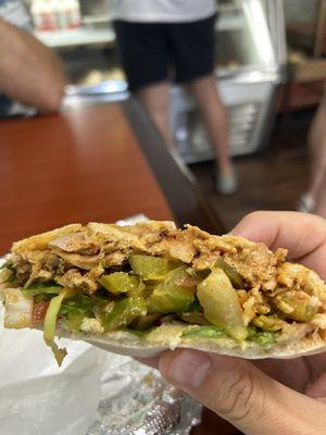 Chicken Shawarma Pita Sandwich