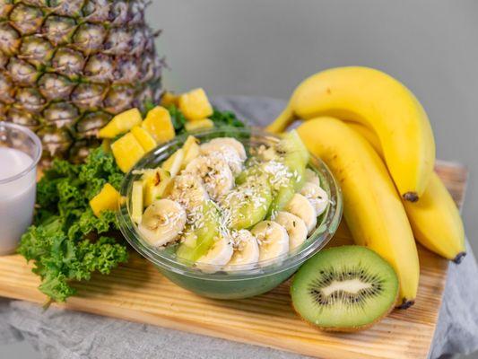 Green mandala bowl