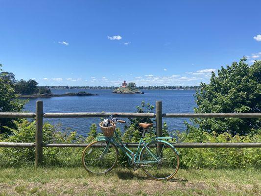 Along the bike path to East Prov. Gorgeous views!