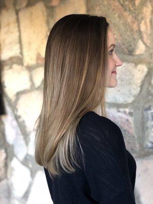 Balayage and cut by Amy