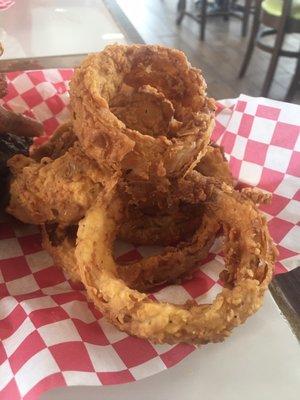 Fresh, onion rings