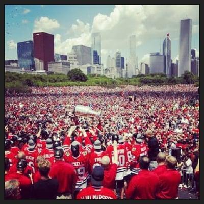 H&M Movers would like to congratulate the Chicago Blackhawks for bringing home the Stanley Cup!