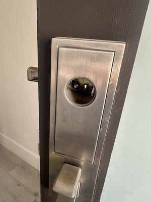 Front door lock replaced