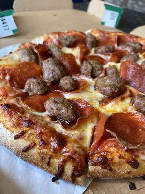 Pepperoni & Italian Sausage Pizza