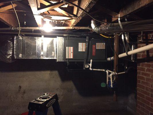 Furnace in basement