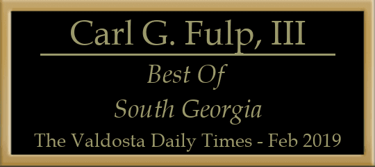 Recognized as Best in South Georgia 2019!