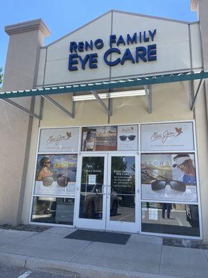 Reno Family Eyecare in Reno off Mae Anne.  Love this place. Julie A