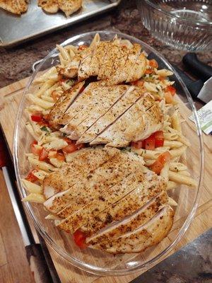 Cajun chicken pasta