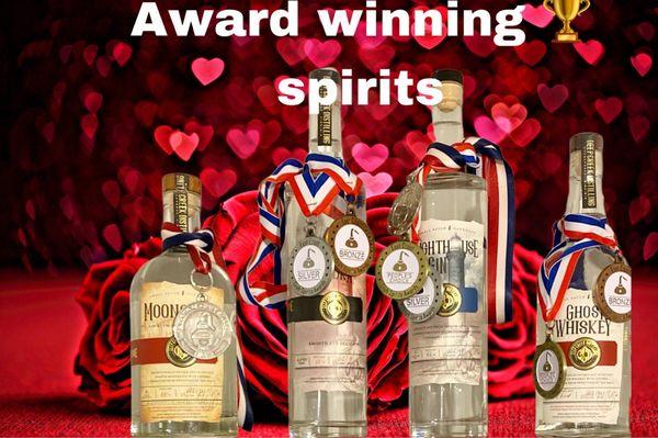 Award winning spirits 2022 Craft Spirit Awards