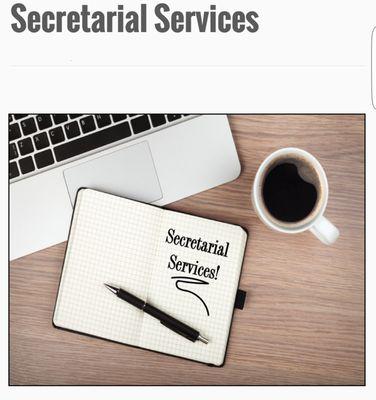 Secretarial, Typing, & PDF form completion assistance.