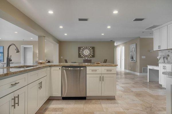 Newly remodeled beach style kitchen