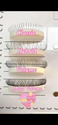 Different Eyelashes