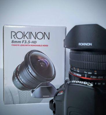 Elite Brands Products Rokinon 8mm F3.5 HD Fisheye Lenses are terrific!