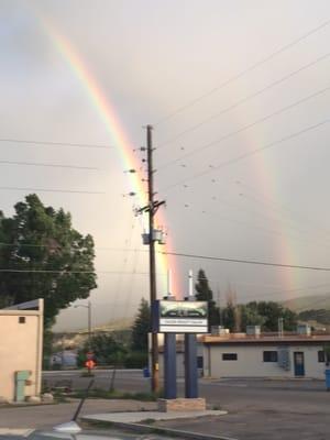 Double rainbow at NM