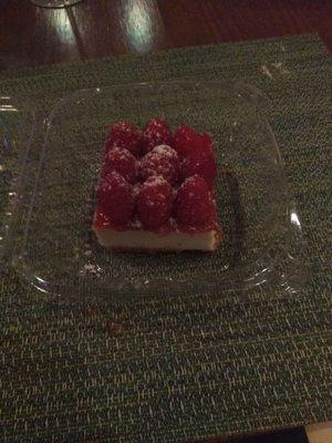 Raspberry cheesecake!